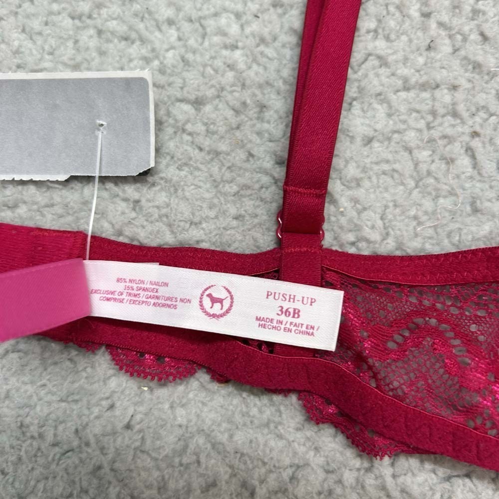 Pink Bra 36B Push Up Bra Push-Up Victoria Secrets - Picture 10 of 12